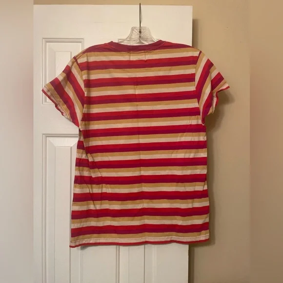 LEVIS VINTAGE CLOTHING LVC 1940’S Sportswear T-SHIRT STRIPE size M - Picture 2 of 2